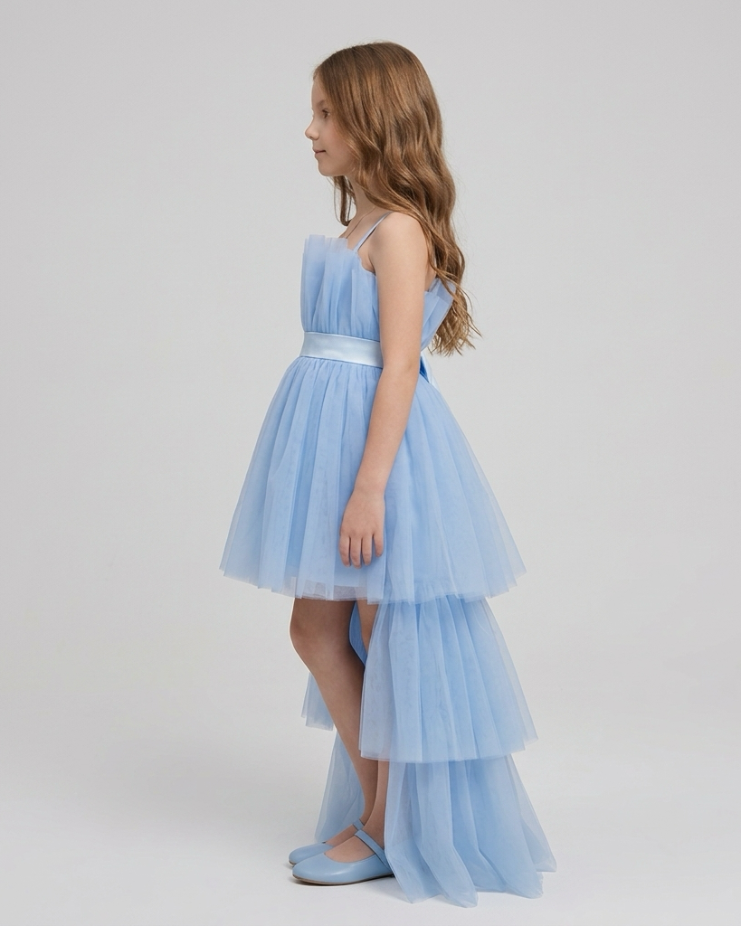 Robe Tulle Alba Blue - Cérémonie Ados