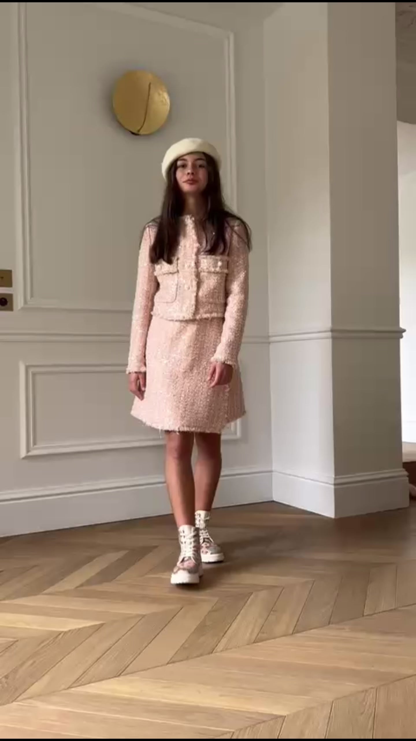 Ensemble Ady Tweed Blush